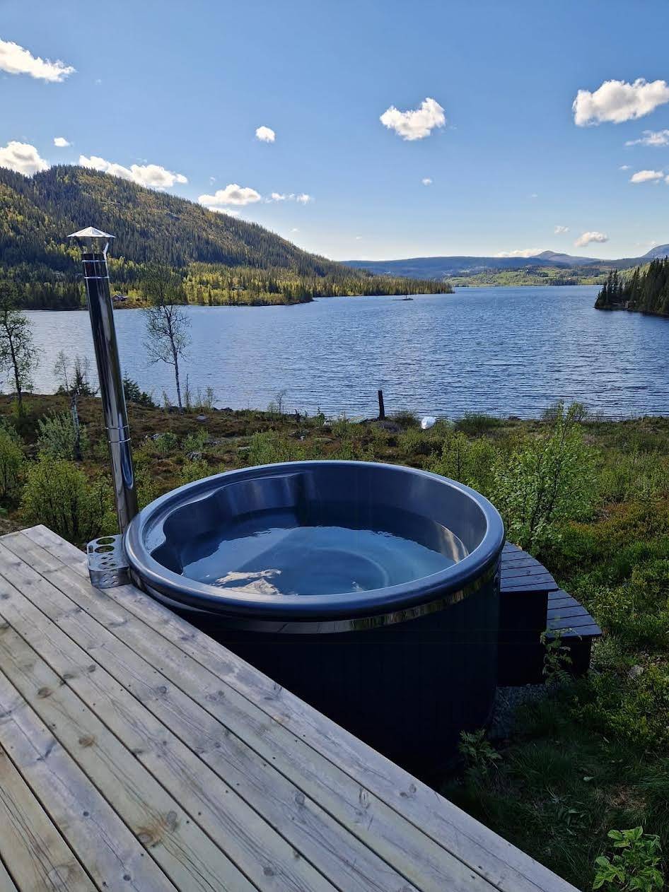 Große, abgeschirmte Hütte mit Spa und Aussicht in Valdres in Etnedal