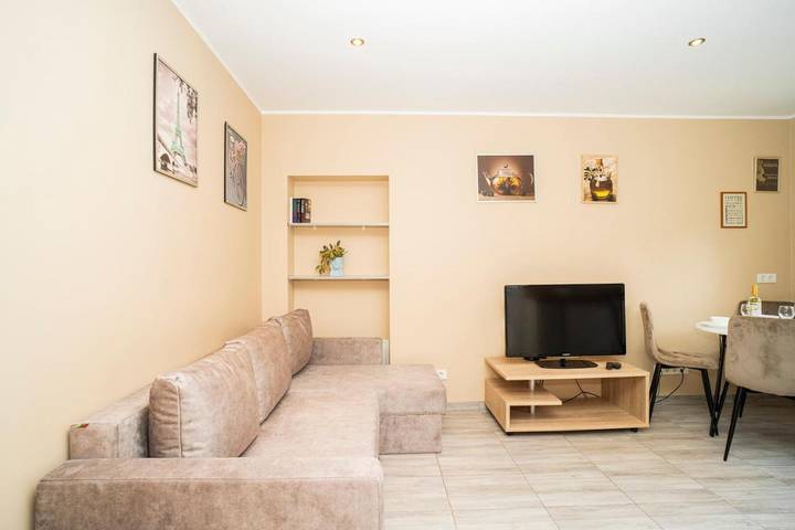Apartament wakacyjny dla 4 osób, z Taras i Ogród w Kowno