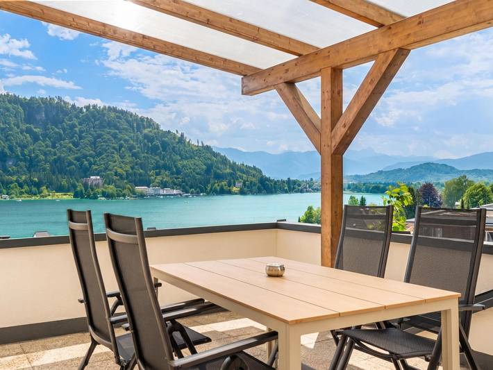 Ganzes Studio, Lake Lodge Ossiacher See - 2er Seeblick Studio mit Terrasse in Treffen am Ossiacher See, Gerlitzen