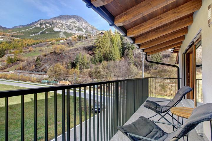 Ganze Wohnung, Ferienwohnung "Violet a due passi da Bormio" mit Bergblick, Privatem Balkon & Wlan in Valdidentro, Nationalpark Stilfser Joch