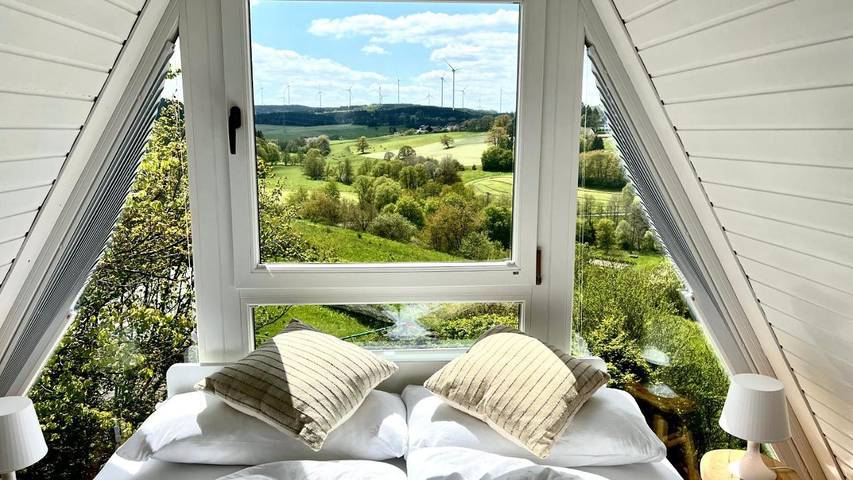 Ferienhaus für 4 Personen, mit Terrasse und Garten sowie Ausblick in Kerschenbach