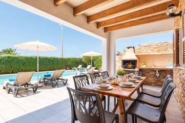 Villa in Playa Racó des Mart (Ciutadella), Ciutadella für 8 
