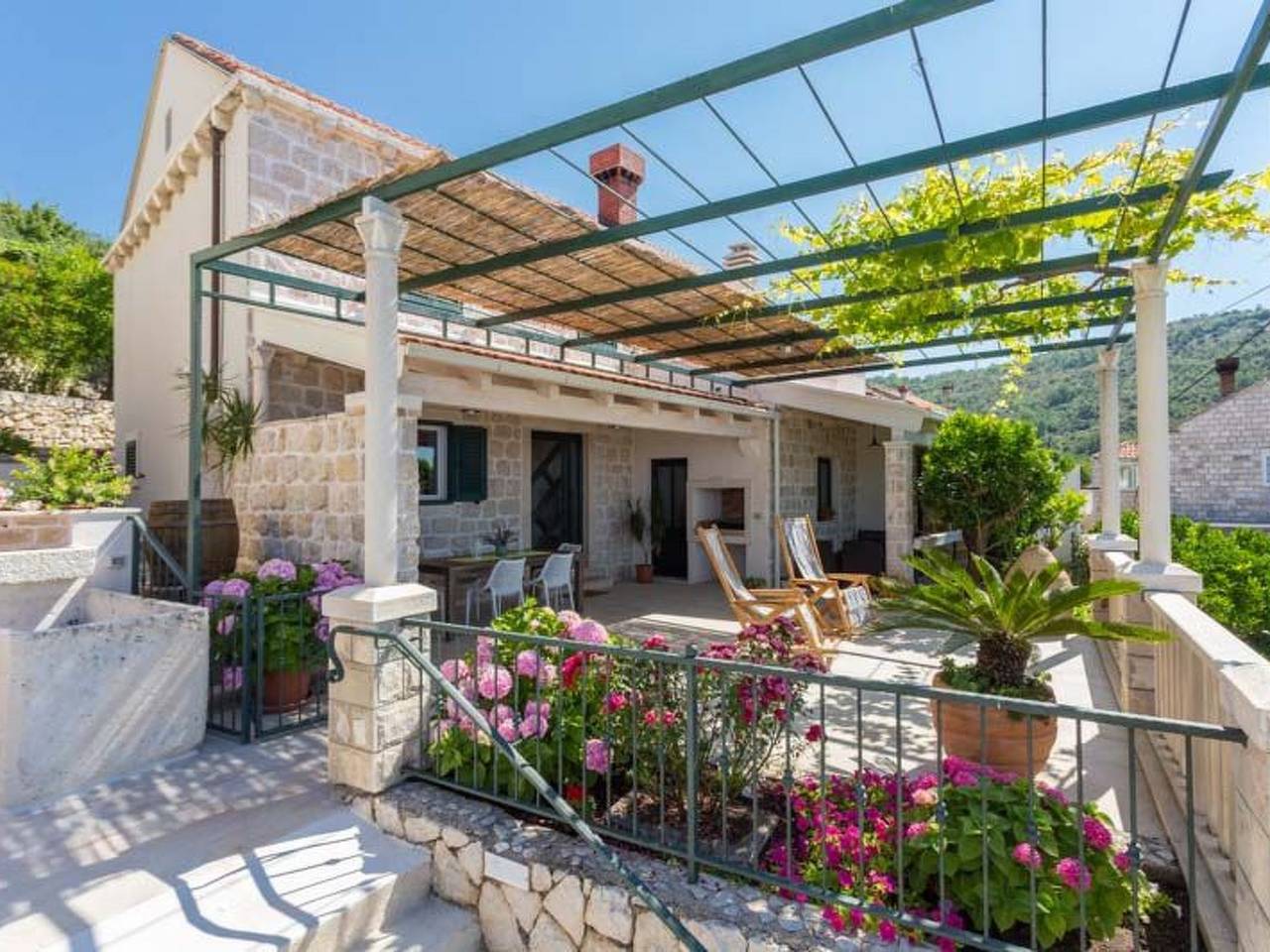Traditionelles kroatisches Haus Dolina, Orašac in Orasac, Grad Dubrovnik