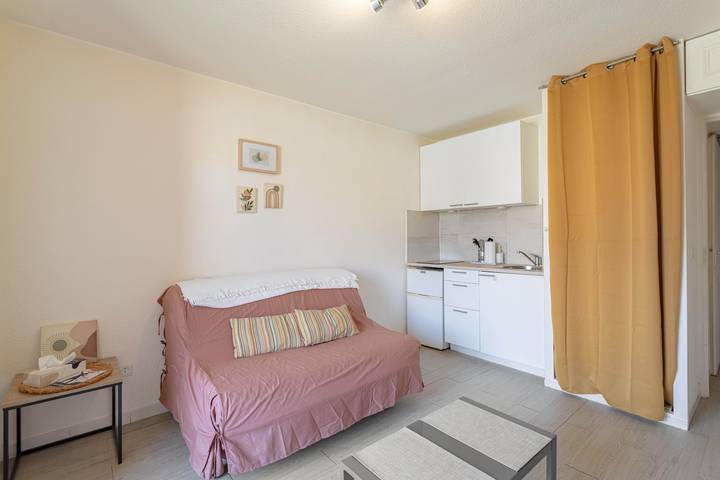 Apartamento entero, Apartamento 'À La Plage Au Barcarès' con vistas al mar y balcón in Le Barcarès, Côte d'Améthyste