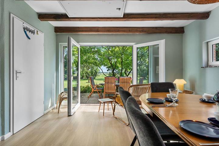 Ferienhaus für 6 Personen, mit Terrasse und Garten sowie Ausblick in Hinte