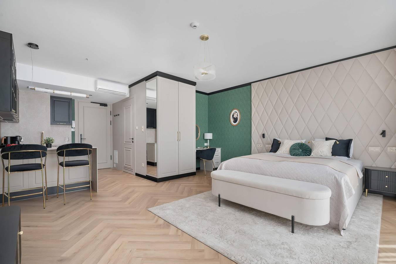 Ganze Ferienwohnung, Cozy Studio with a Balcony | Workspace | Salt Graduation Towers in Ciechocinek, Kujawien-Pommern