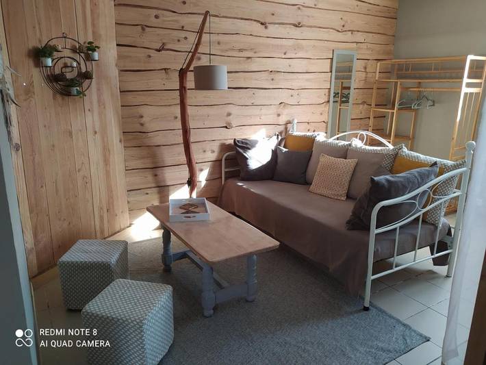 Gîte pour 3 personnes, avec Terrasse à Saint-Malo-des-Trois-Fontaines