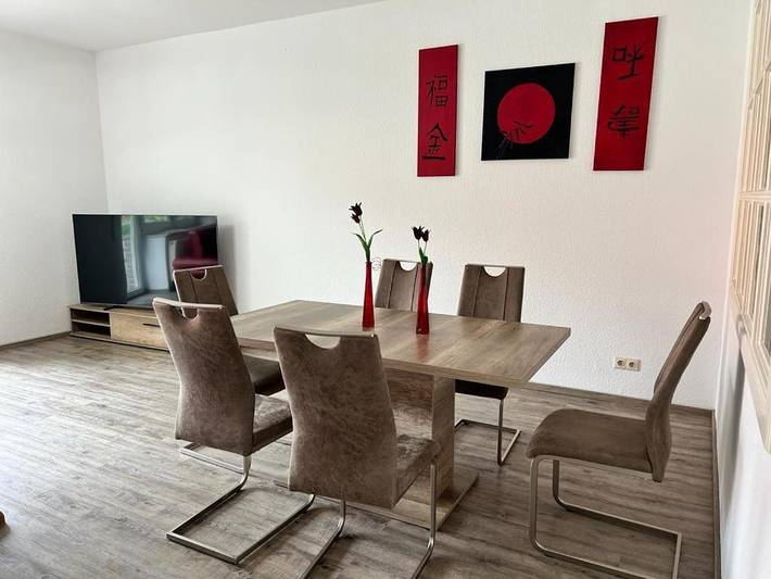 Ferienwohnung für 6 Personen, mit Balkon und Terrasse