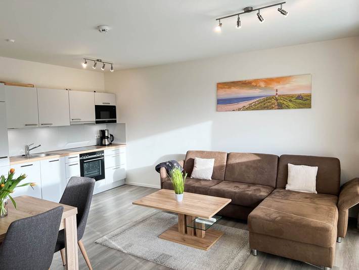 Ferienwohnung für 2 Personen, mit Sauna und Balkon in Büsum