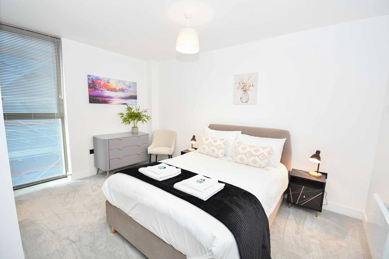 Ganze Wohnung, Modern 2Br Flat with Balcony in Central Manchester in Manchester, Greater Manchester