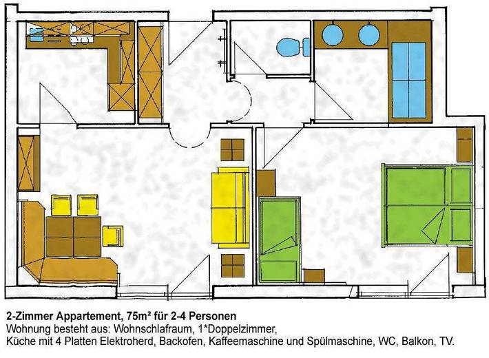 Hütte für 2 Personen, mit Balkon, kinderfreundlich in Fügen