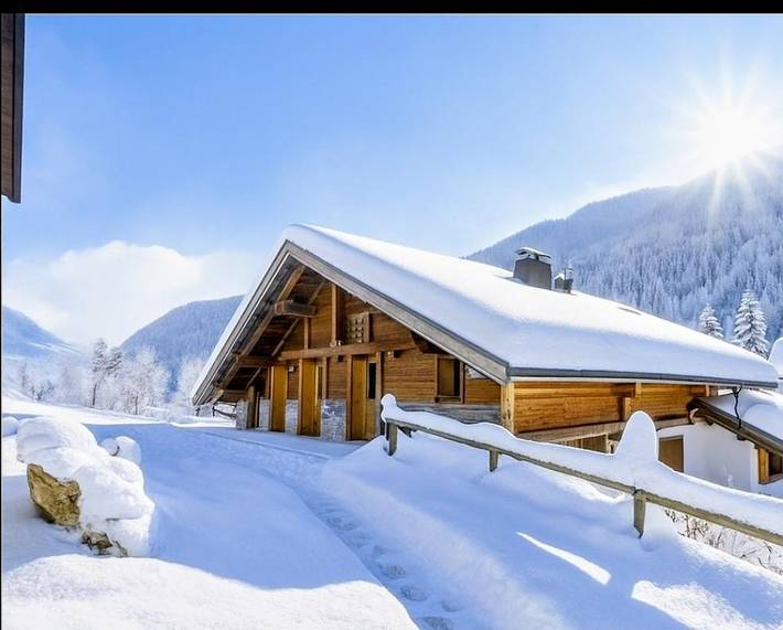 Gîte pour 8 personnes, avec terrasse à Hauteluce
