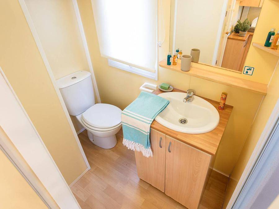 Camping Le Lac des Vieilles Forges - Mobilheim 4 personen - Mobilheim | Comfort | 2 Zi. | 4 Pers. | Erhöhte Terrasse | Klim. in Les Mazures, Regionaler Naturpark Ardennen