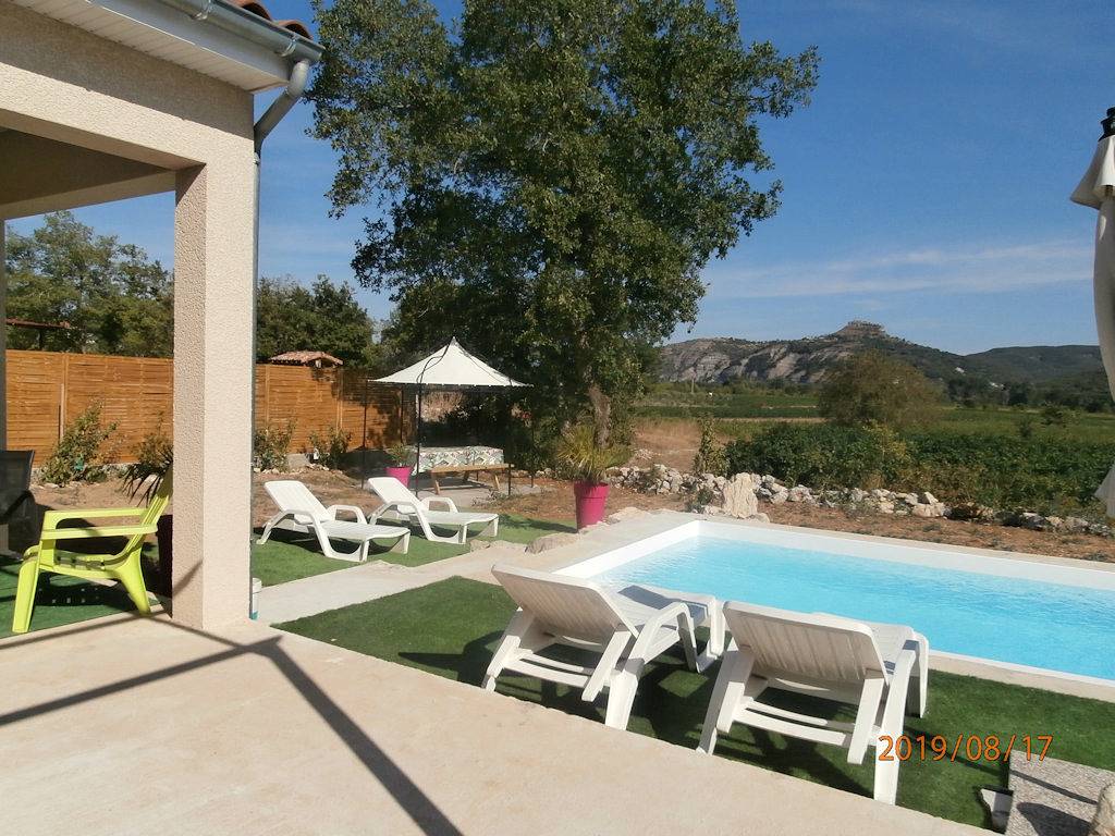 Le Clos des vignes : villa Syrah piscine privée in Saint-Alban-Auriolles, Ardèche