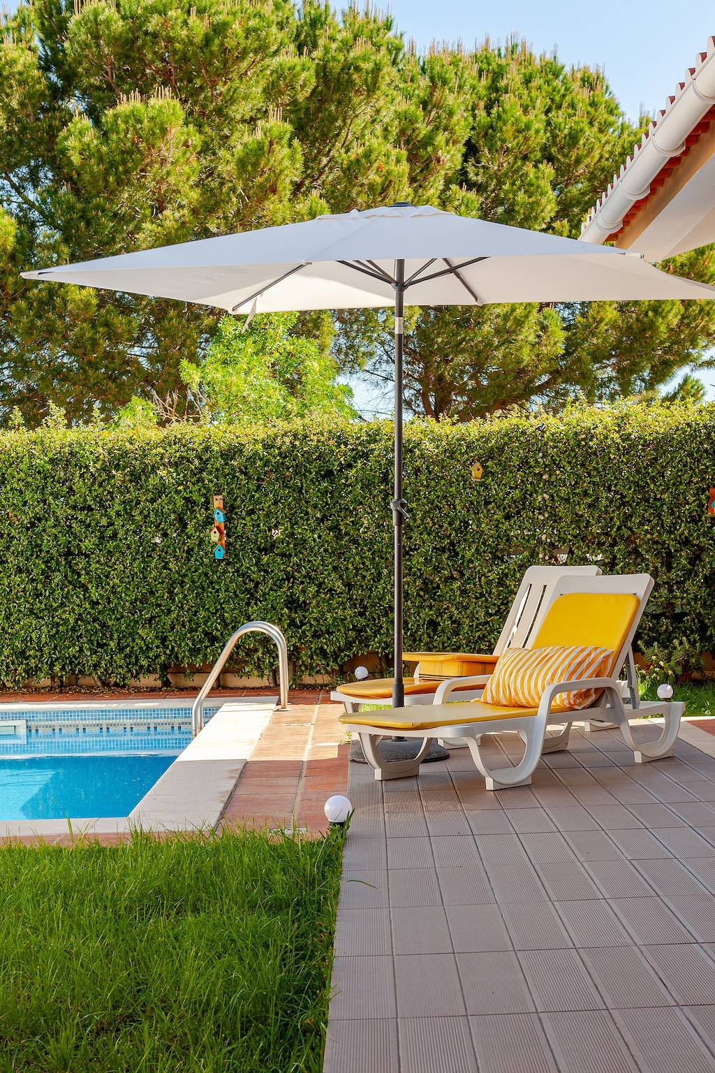Casa de Jardim: Privézwembad, Wifi en Airconditioning in Ponte de Sor, foto 8