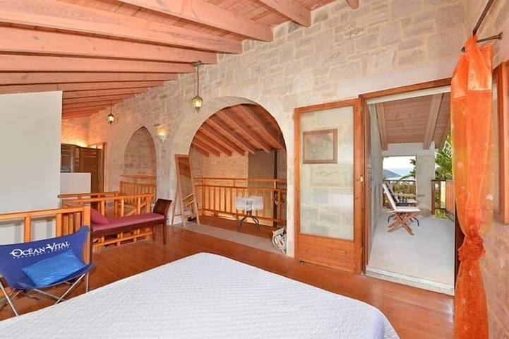 Location de vacances pour 4 personnes, avec balcon et jardin dans Kalyves - 4