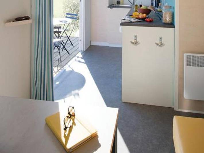 Camping Le Fun - Mobilheim 2 personen - Cahita, 1 Schlafzimmer, Neu+Tv + Klimaanlage in Fitou, Mittelmeerküste (Frankreich)