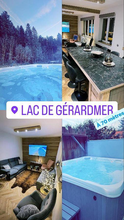 Chalet pour 10 personnes, avec vue et jardin à Gérardmer