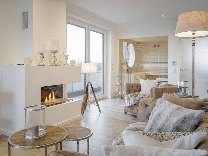 Ferienwohnung für 2 Personen, mit Balkon und Terrasse sowie Whirlpool und Sauna in Göhren-Lebbin - 4