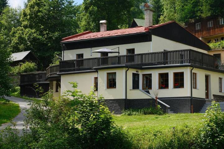 Bed & breakfast dla 2 osób, z Taras i Ogród oraz Widok w Paseky nad Jizerou