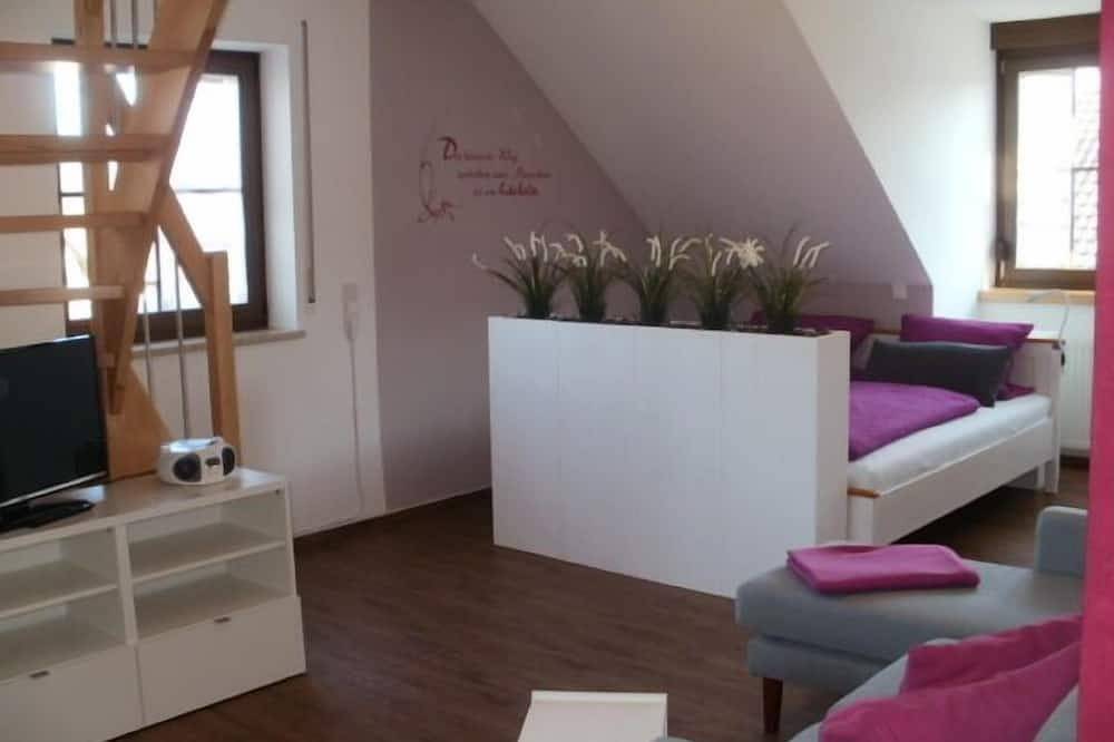 Ganze Wohnung, Großzügiges Ferien-Appartement mit Galerie und Dachterrasse in Nordheim am Main, Fränkisches Weinland