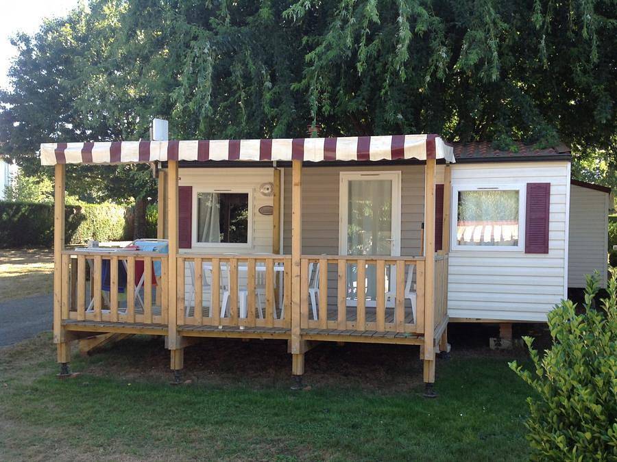 Camping Europ Camping  - Mobilhome 4 personnes - Idaho 2 chambres - Tv in Ascarat, Région de Bayonne
