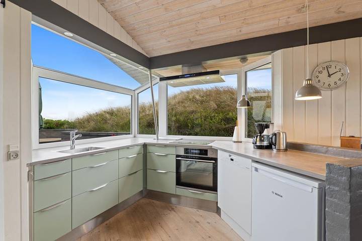 Charmantes Ferienhaus mit traumhaftem Ausblick und Wlan in Årgab, Holmsland Klit