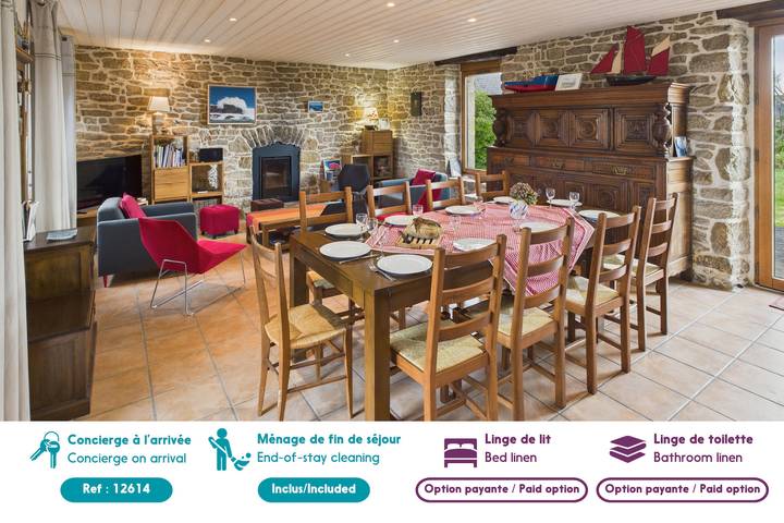 Location de vacances pour 8 personnes, avec terrasse et jardin dans Saint-Guénolé - 3