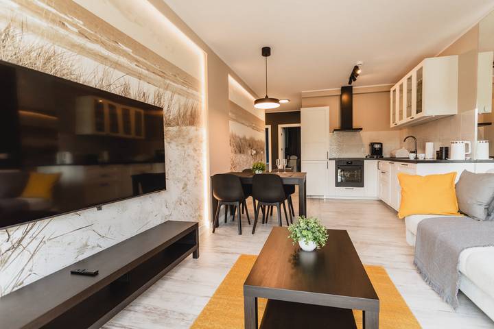 Ferienwohnung für 6 Personen, mit Balkon/Terrasse, mit Haustier in Leba - 2