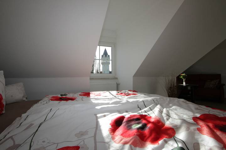 Ganze Ferienwohnung, Ferienwohnung & Apartment Kunsthaus Penthouse in Nordhausen, Harzvorland