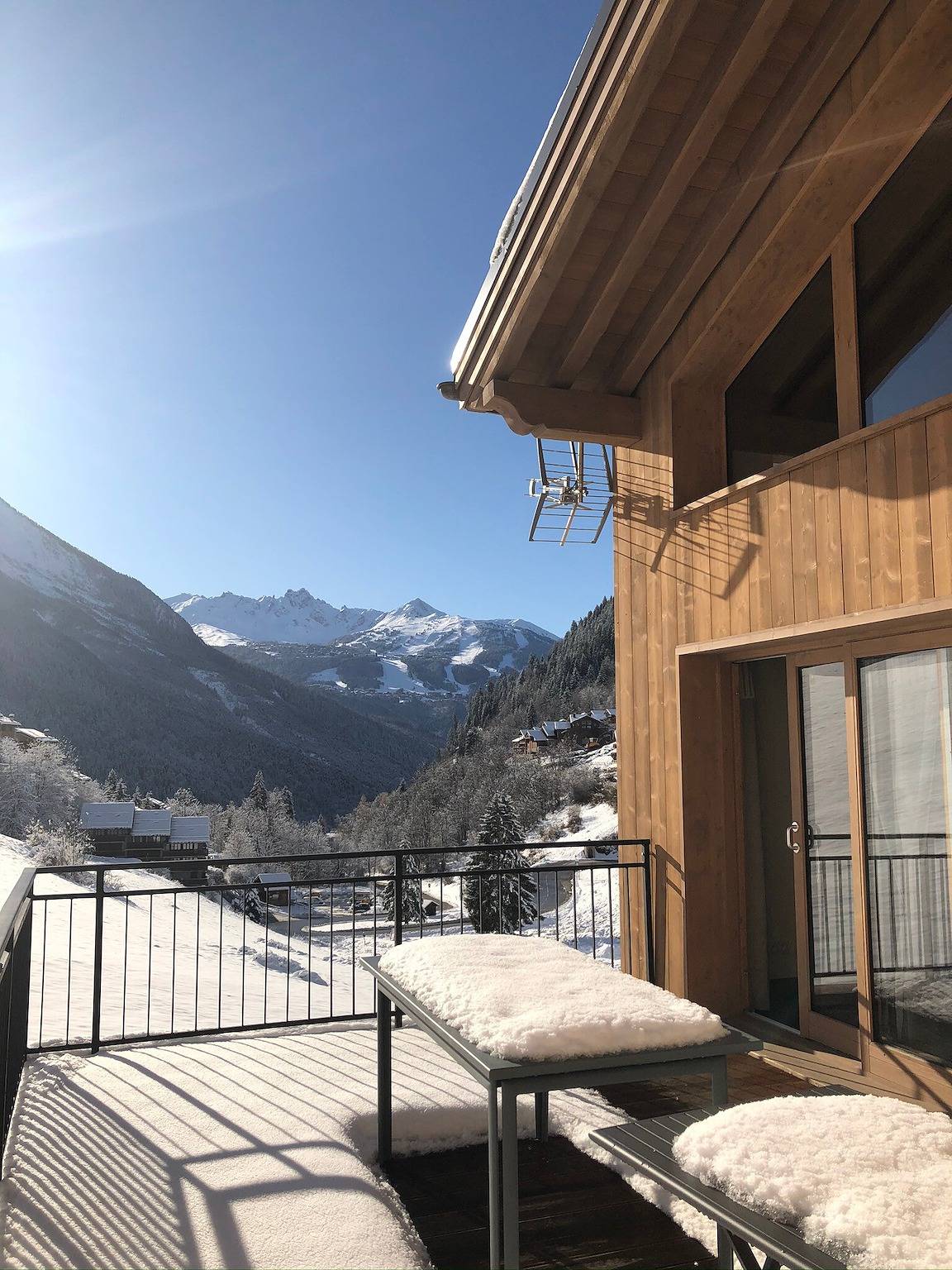 Chalet « L'envers » : Vue Montagne, Terrasse Privée et Wi-Fi in Champagny-en-Vanoise, Parc National de la Vanoise