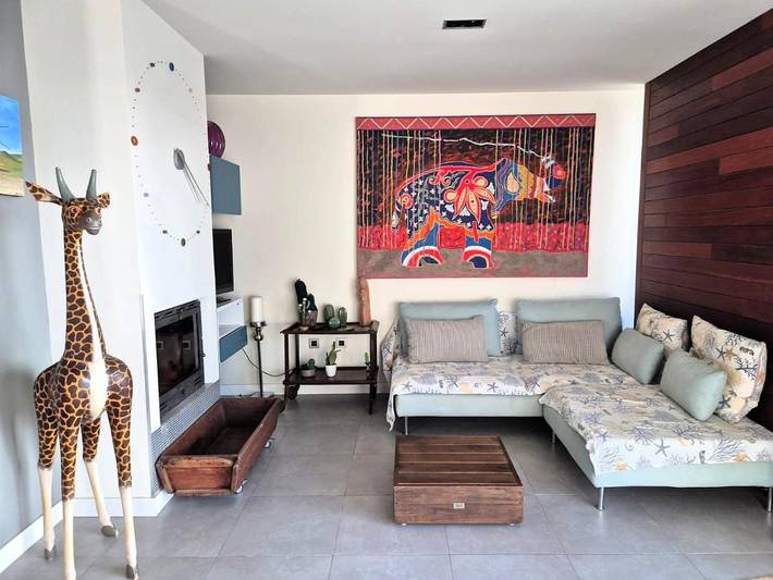 Location de vacances pour 6 personnes, avec vue ainsi que terrasse et piscine, animaux acceptés à Agua Amarga - 4