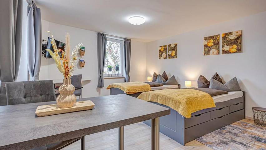 Ferienwohnung für 2 Personen, mit Terrasse in Mühlhausen