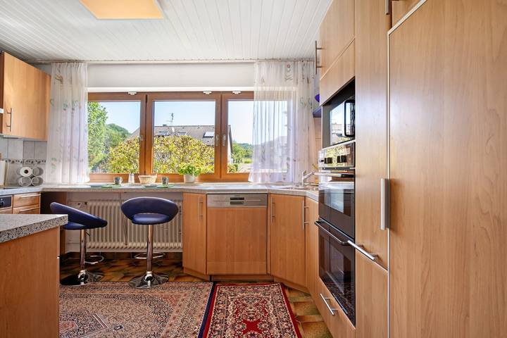 Ganze Wohnung, Ferienwohnung 'Weiler in den Bergen' mit Bergblick, Balkon und Wi-Fi in Schwäbisch Gmünd, Schwäbische Ostalb