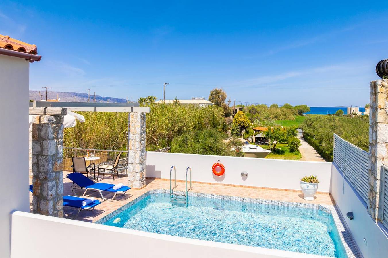 Villa für 8 Personen mit Balkon in Tavronitis, Chania und Umgebung