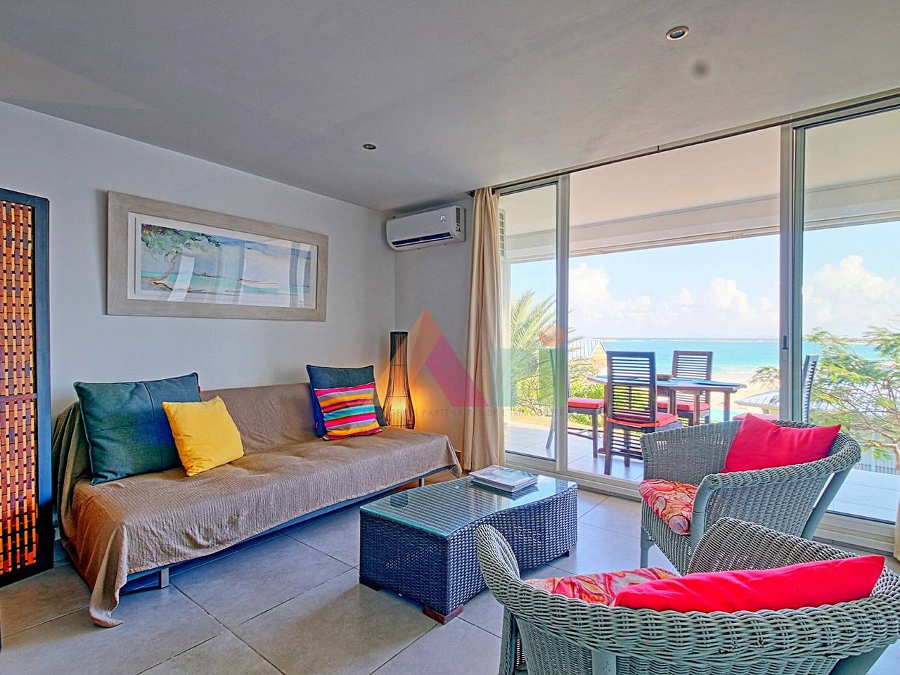 Studio entier, Studio spacieux face à la mer avec climatisation in Saint Martin