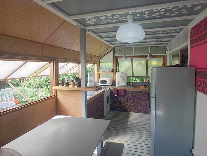 Location de vacances pour 5 personnes, avec jardin et vue dans Ha'apiti - 3