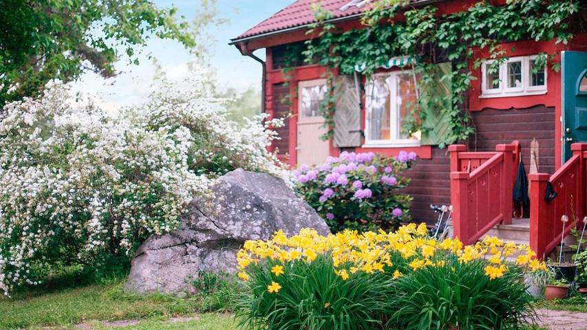 Hus för 6 Personer, med utsikt och terass i Danderyd