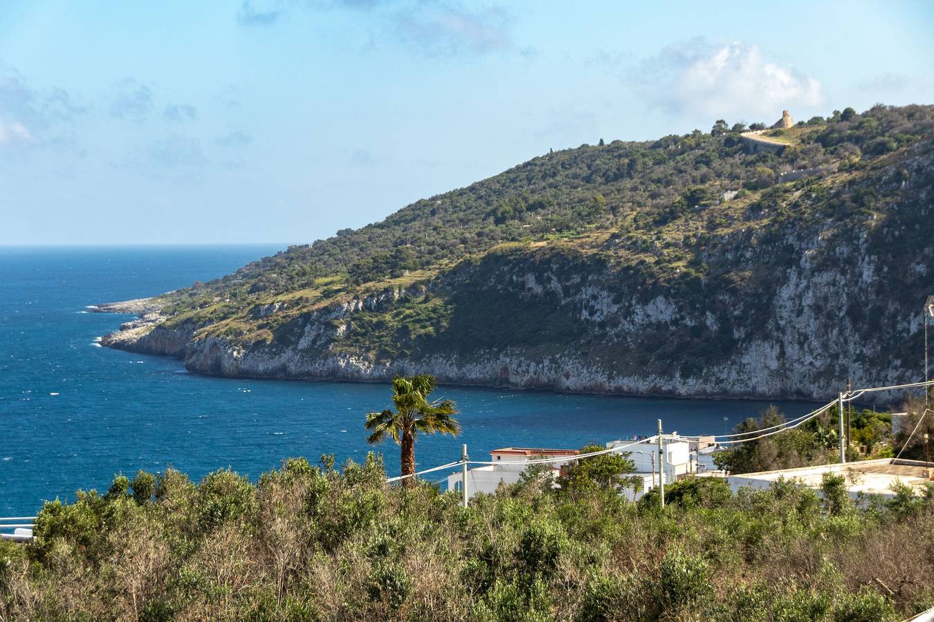Appartement entier, Appartement « Appartamento Rosa » avec vue mer, terrasse privée et Wi-Fi in Marina Serra, Tricase
