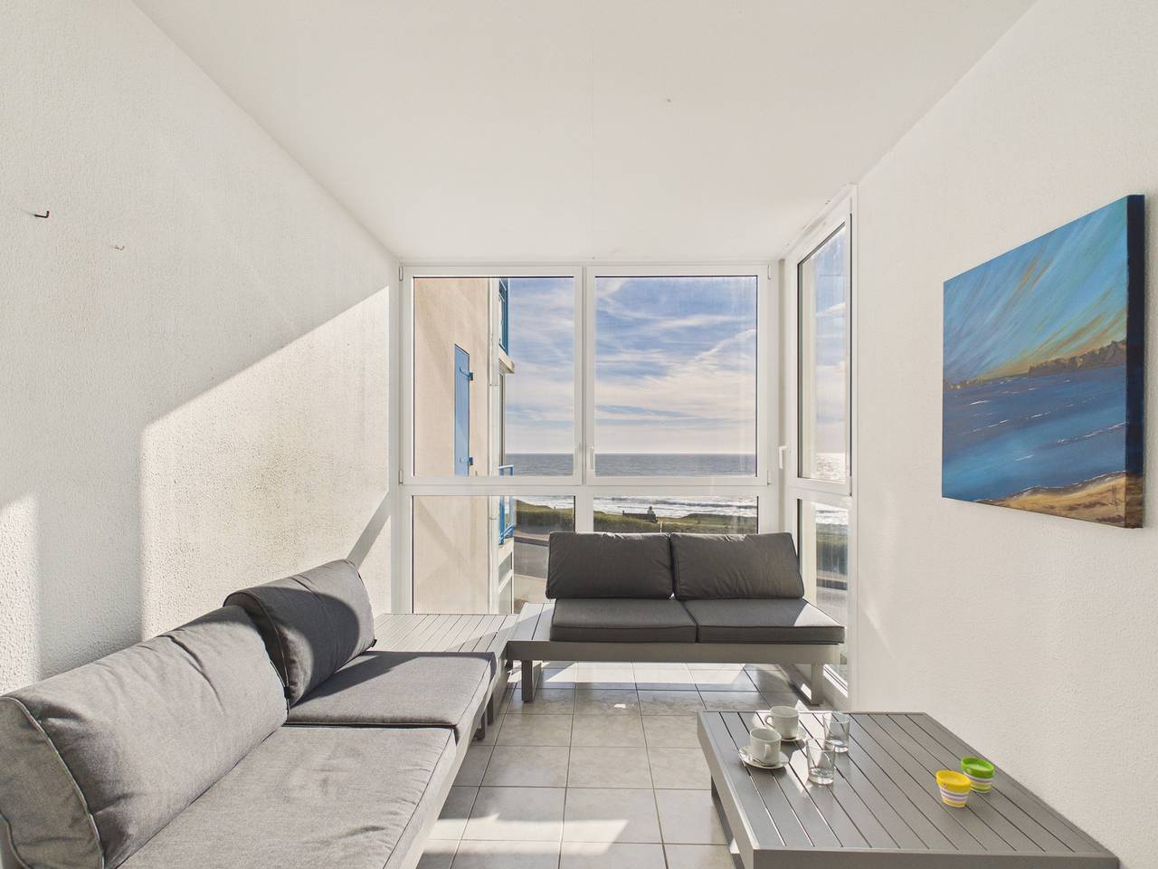 Appartement entier, Vue mer, plage à 300 m, appartement pour 5 in Saint-Hilaire-de-Riez, Vallée de la Loire