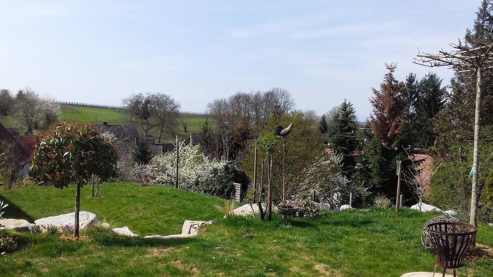 Ganze Ferienwohnung, Rebgärtle - Ferienwohnung Rebgärtle, 50qm, 1 Schlafzimmer mit Ankleidezimmer für 2 Personen in Britzingen, Müllheim