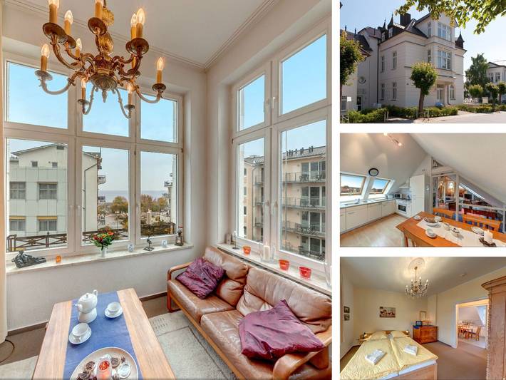 Ferienwohnung für 4 Personen, mit Ausblick und Seeblick in Heringsdorf