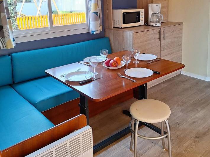 Camping les Rives d'Auzon - Mobilheim 6 personen in Saint-Germain, Ardèche