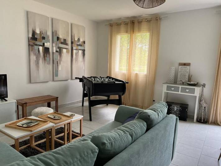 Appartement de vacances pour 6 personnes, avec terrasse et jardin