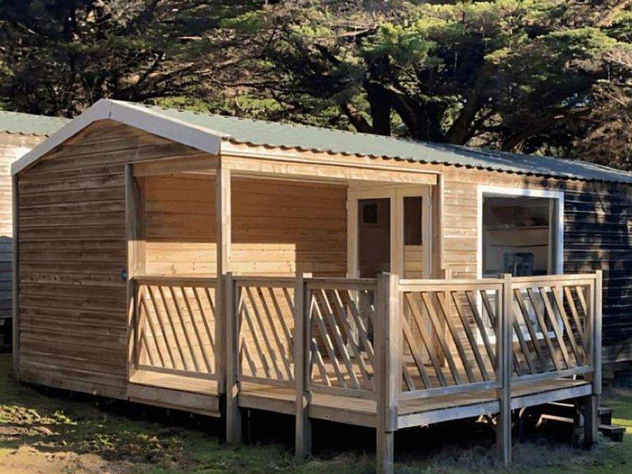 Flower Camping L’Escale du Perthuis - Mobilhome 4 personnes - Standard 25m² 2 chambres + terrasse semi-couverte in La Tranche-sur-Mer, Vendée
