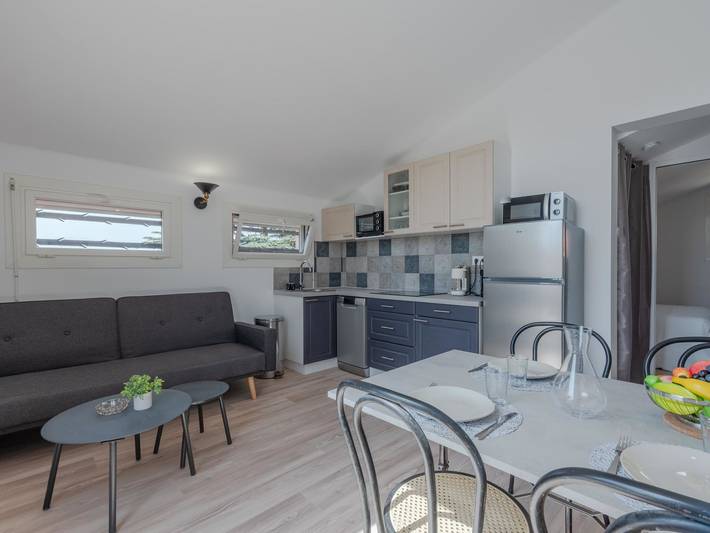 Gîte pour 3 personnes, avec terrasse dans Plage du Village (Le Barcares) - 4