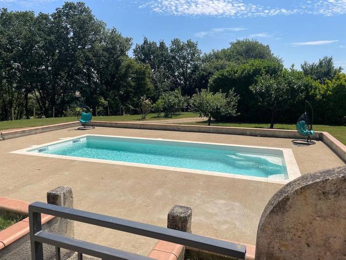 Maison de vacances pour 14 personnes, avec piscine ainsi que vue et jardin