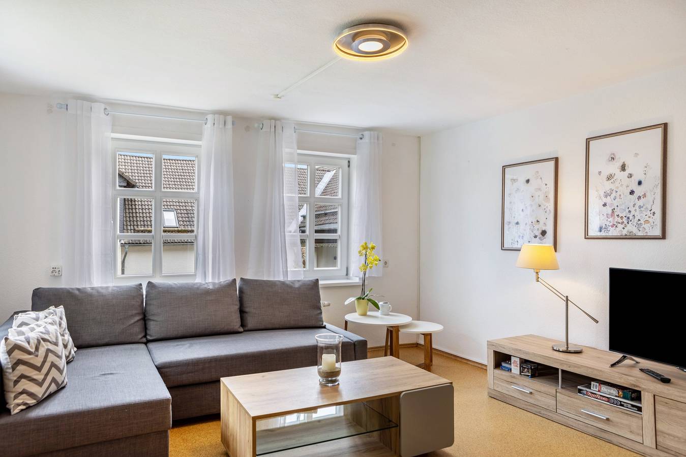 Ganze Wohnung, Apartment 'Fewo Am Uplandsteig' mit gemeinsamer Terrasse, Garten und Wlan in Diemelsee, die Mittelgebirge