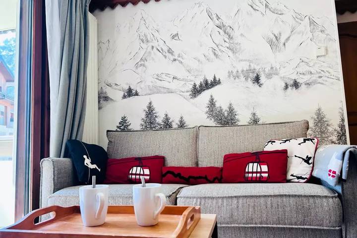 Gîte pour 6 personnes, avec piscine et balcon dans Gare De Chamonix Mont Blanc - 3