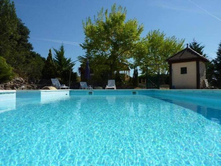 Maison de vacances pour 5 personnes, avec jardin ainsi que terrasse et piscine